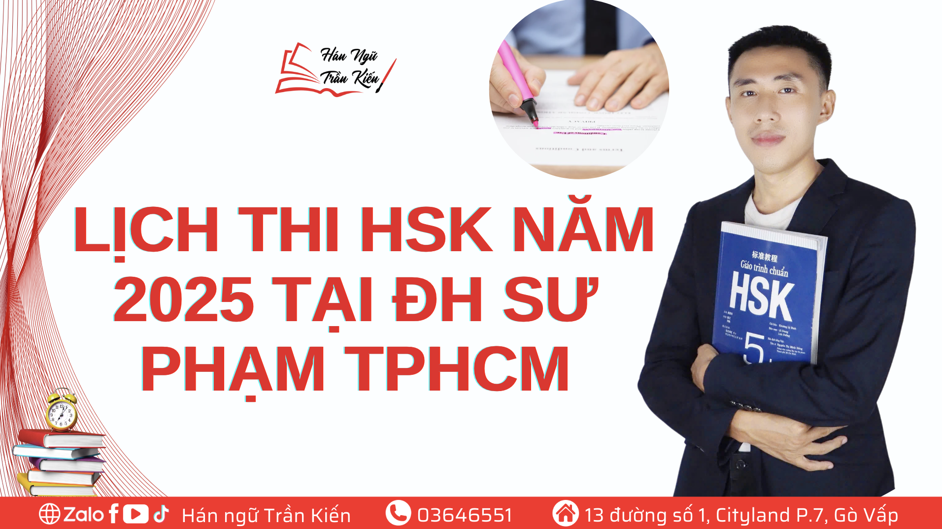 Lịch thi HSK năm 2025 tại ĐH Sư phạm TPHCM