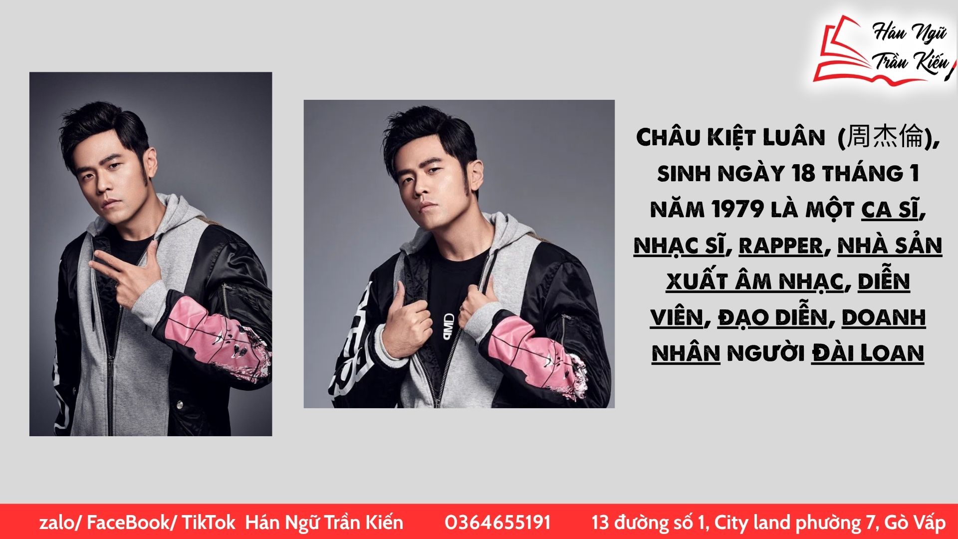 Học tiếng Trung qua 5 bài hát nổi tiếng của Châu Kiệt Luân Jay Chou