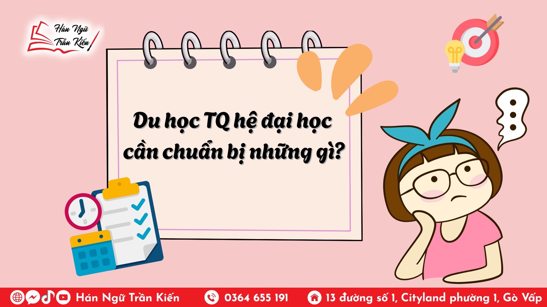 Du học TQ hệ đại học cần chuẩn bị những gì?