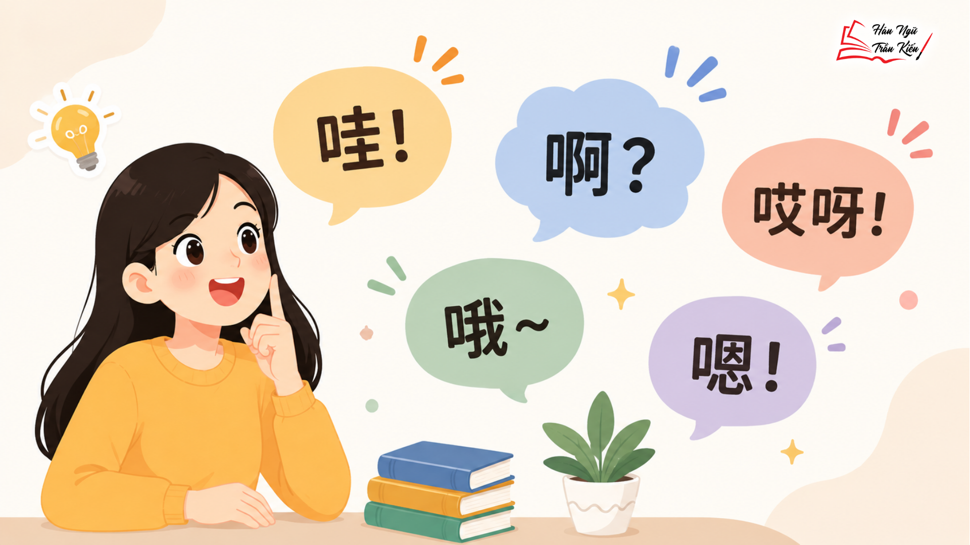 Hinh website 13 Thán từ trong Tiếng Trung là gì?