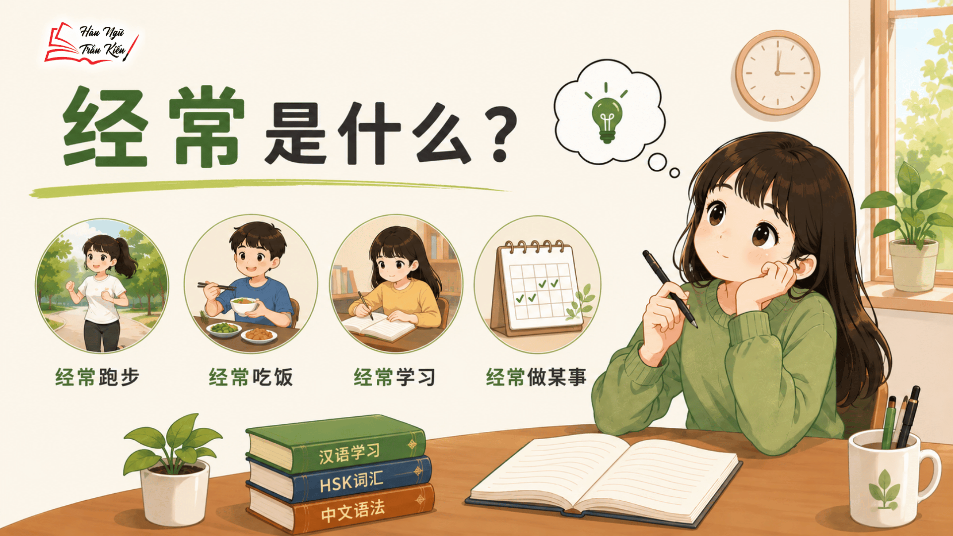 Hinh website 28 经常 là gì? Cách dùng 经常 trong tiếng Trung